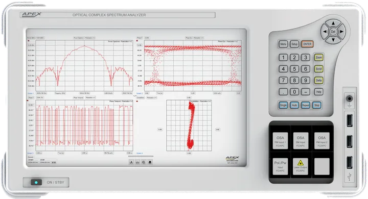 Optical Instruments High Resolution Optical Complex Spectrum Analyzer